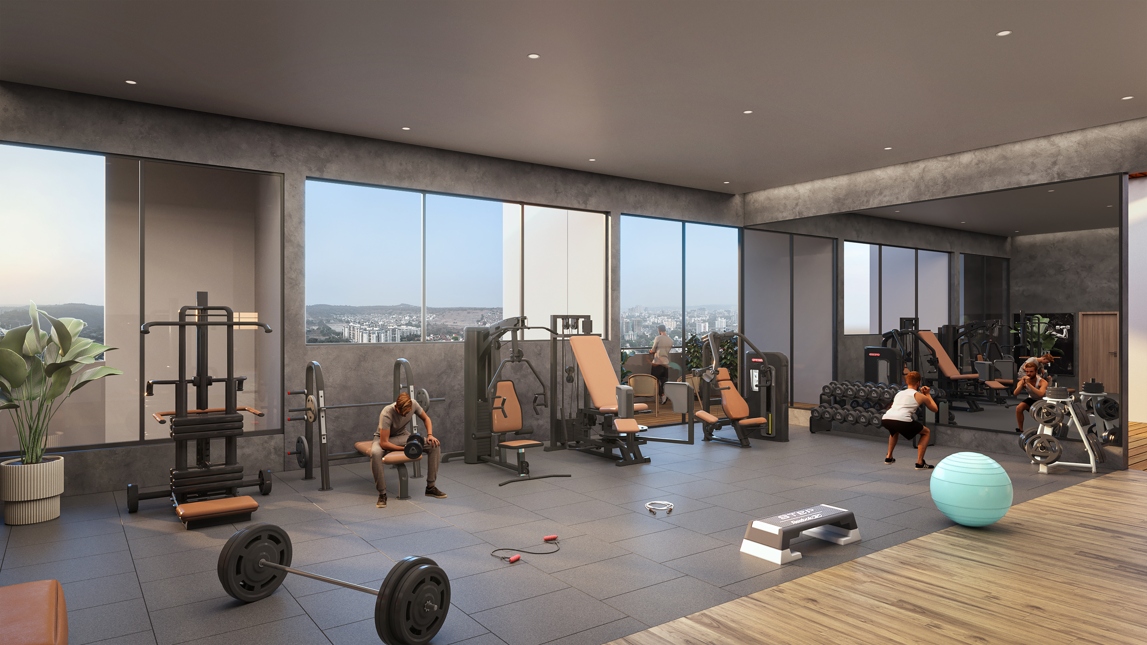 2000 sq ft Gym